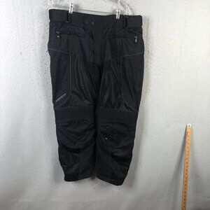 FirstGear Motorcycle Pants Mens 38 Short Black Mesh Riding Gear Armor Textile